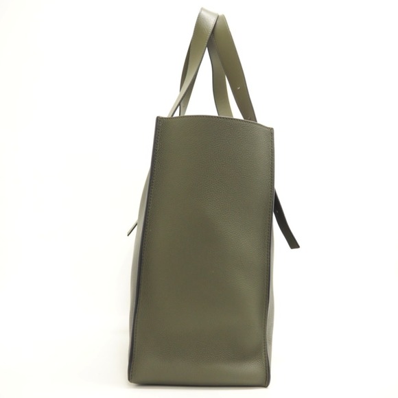 LOEWE Anagram Buckle Tote Bag Khaki Women's - Picture 3 of 10